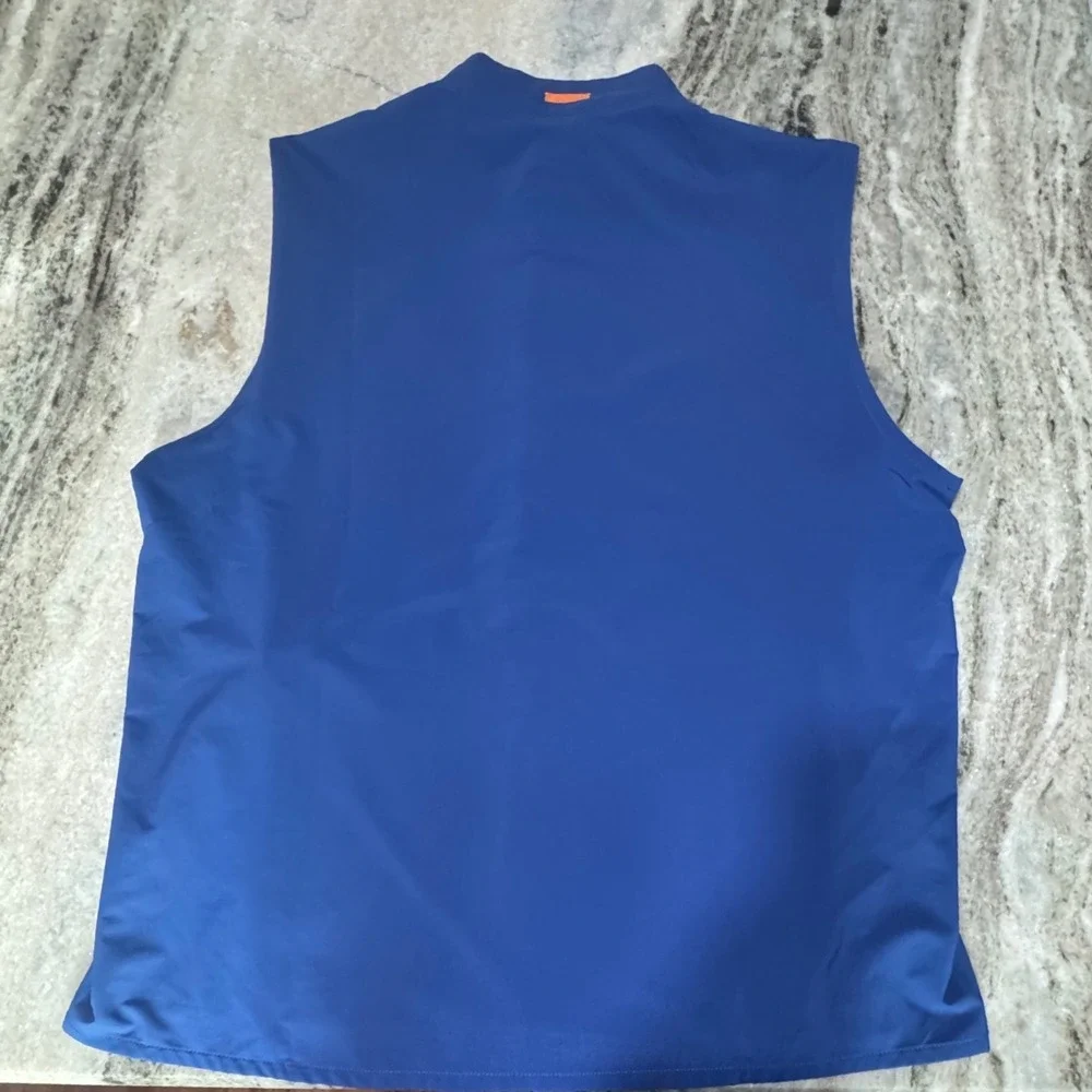 Stitch Golf Vest Mens Large Blue Full Zip SWS Weather System 211SA Performance